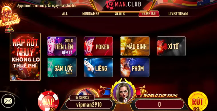 Chinh Phục Đỉnh Cao Game Bài ManClub Với Tỷ Lệ Thắng Cược Cực Khủng