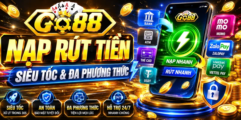 Nạp rút đa kênh an toàn - bảo mật.