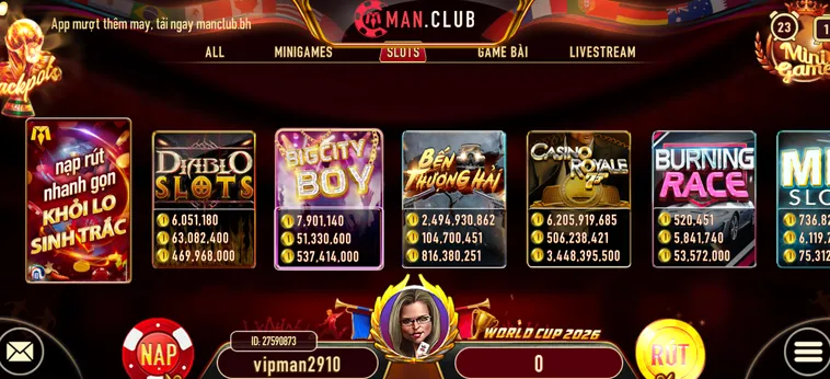 Chinh Phục Siêu Phẩm Nổ Hũ ManClub Với Giải Thưởng Jackpot Tiền Tỷ Khổng Lồ